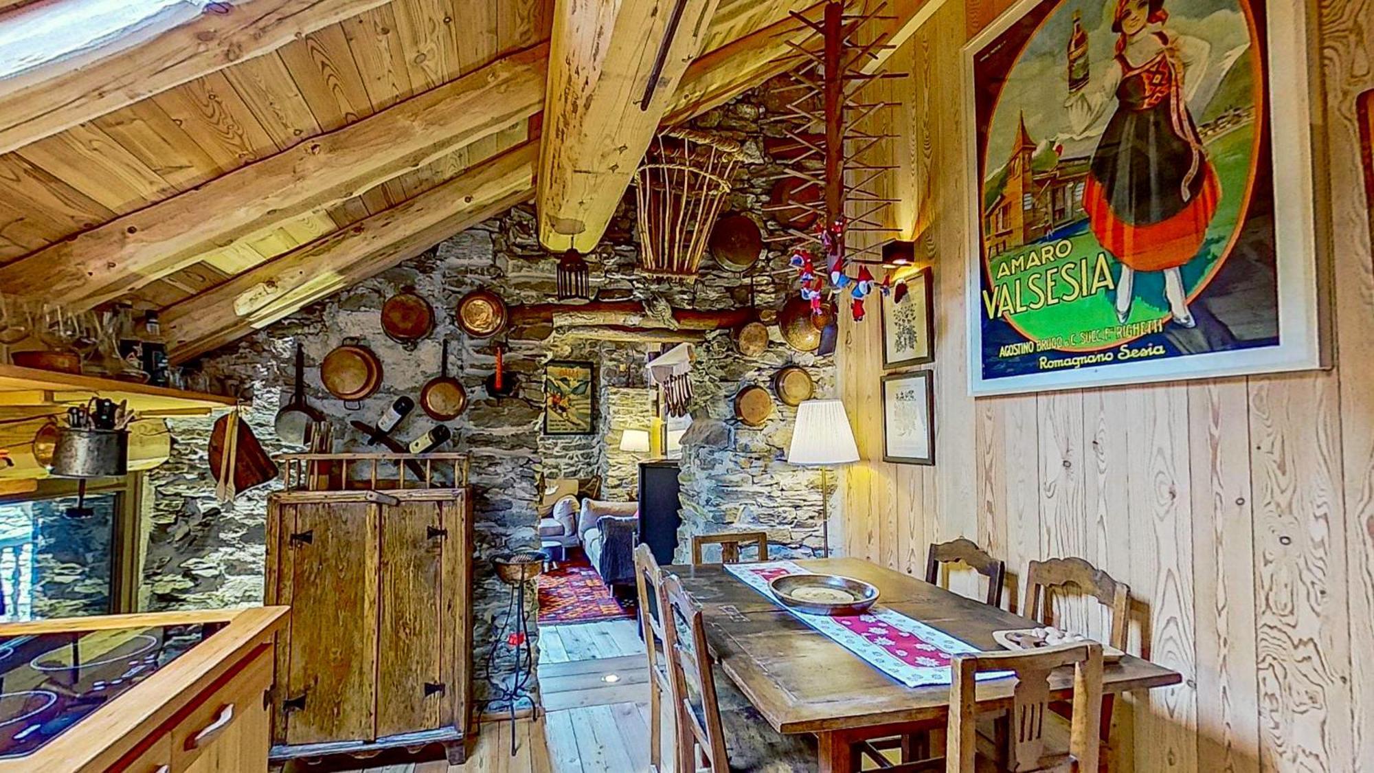 Ca' Scocc, Antica Casa Di Montagna In Valsesia Villa Mollia Ngoại thất bức ảnh